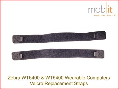 Replacement Strap for Velcro Wrist Mount of Zebra WT5400 and Zebra WT6400 Wearable Computers.