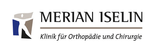 Logo de marque de la clinique Merian Iselin, une clinique privée suisse réputée pour l'orthopédie et la chirurgie