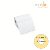 Zebra 1000D Direct Thermal Paper Labels, white, permanent adhesive, 19 mm core and 51 mm roll diameter
