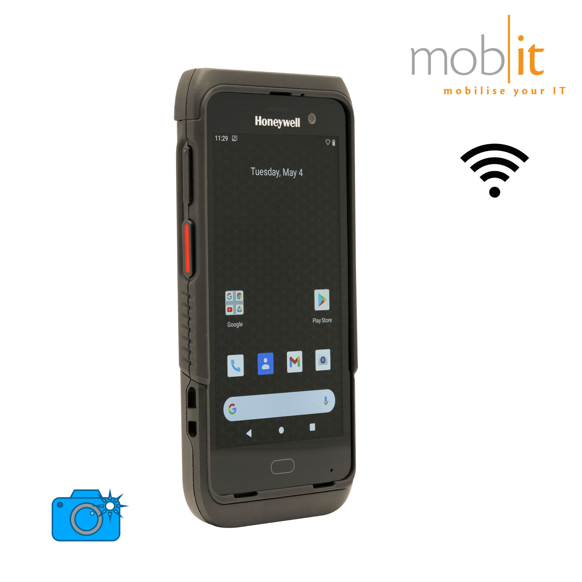 Honeywell CT45XP Mobile Computer with FlexRange Scanner, WLAN, Camera