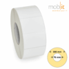 Zebra 3000T Thermal Transfer Synthetic Labels, white, permanent adhesive, 76 mm core and 200 mm roll diameter