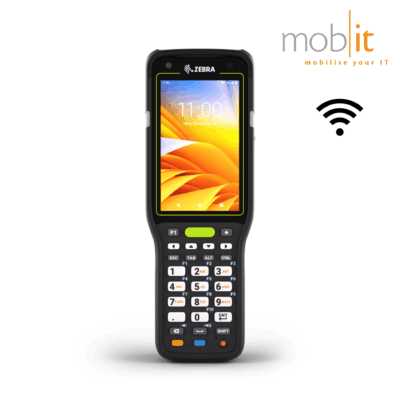 Zebra MC3400 Mobile Computer, Brick (straight-shooter), 29-Key, Barcode Scanner, WLAN