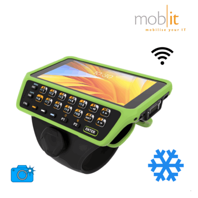 Zebra WT6400 Wearable Terminal with Touch Screen, Keypad, Camera, WLAN – Freezer Version
