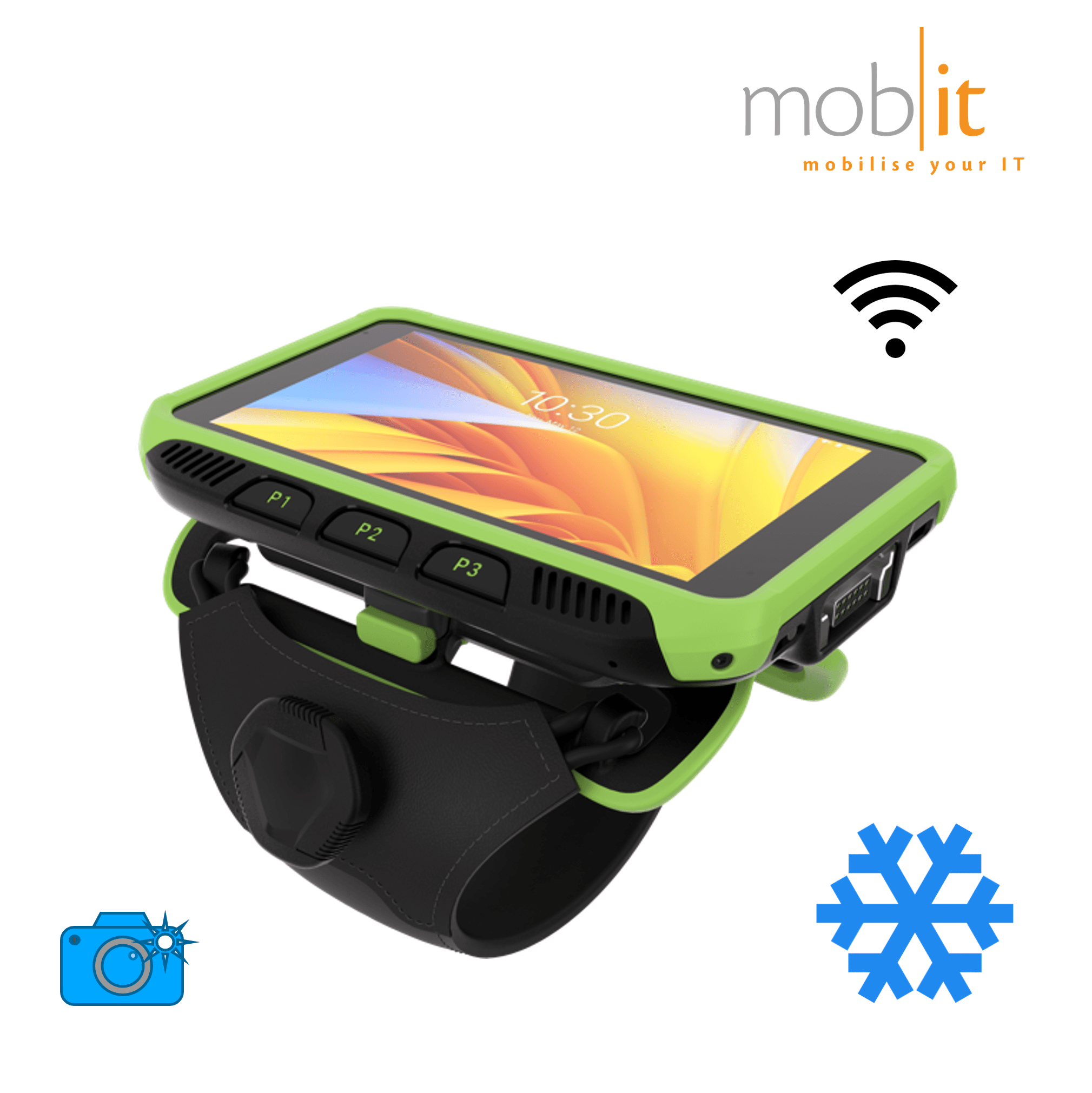 Zebra WT6400 Wearable Terminal with Touch Screen, Camera, WLAN – Freezer Version