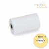 Zebra 1000D Direct Thermal Receipt Paper Roll, linerless, 80 micron, white, 60 mm roll diameter, 19 mm core