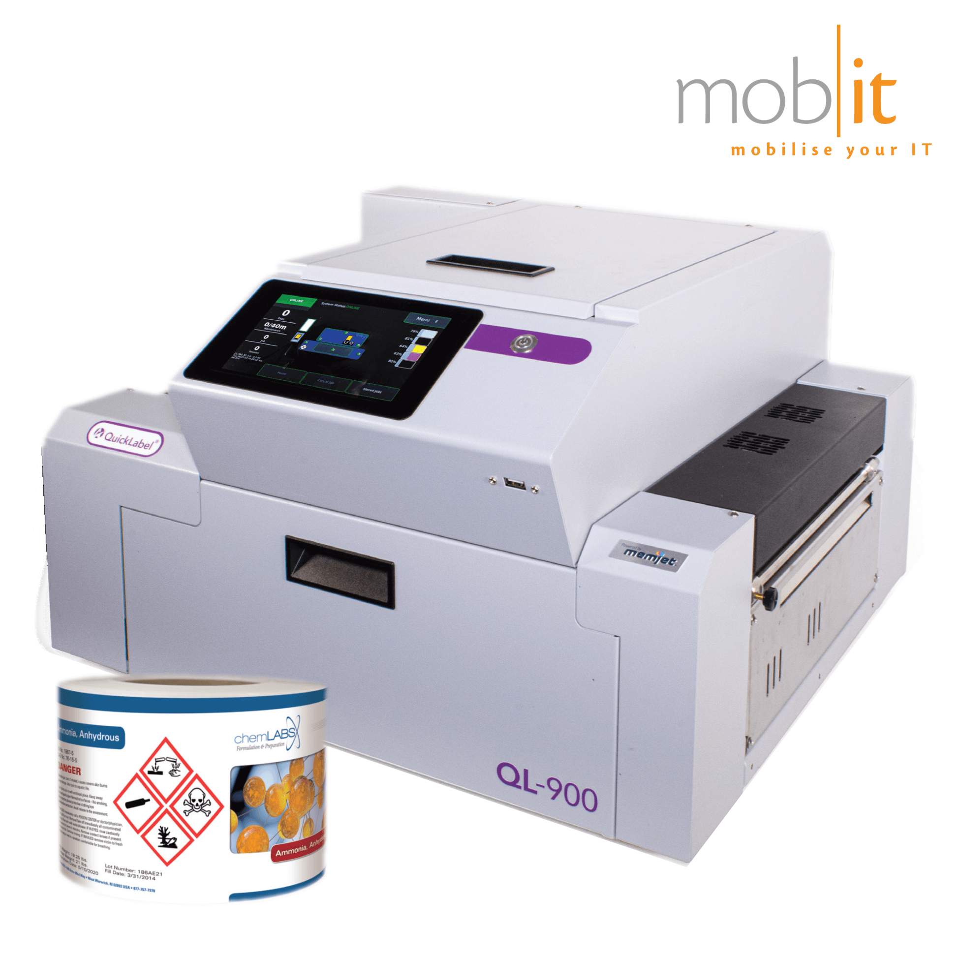 AstroNova QuickLabel QL-900 Color Label Printer, front view