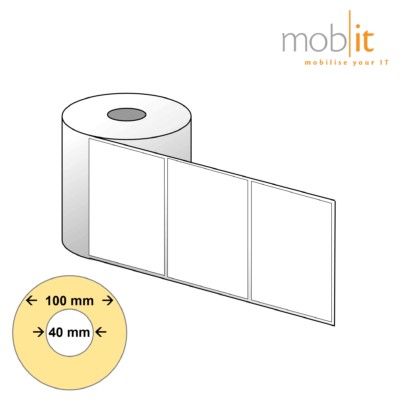 Epson Inkjet Labels, die-cut,white, permanent adhesive, 40 mm core and 100 mm roll diameter