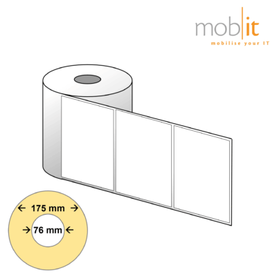 Epson Inkjet Labels, die-cut,white, permanent adhesive, 76 mm core and 175 mm roll diameter