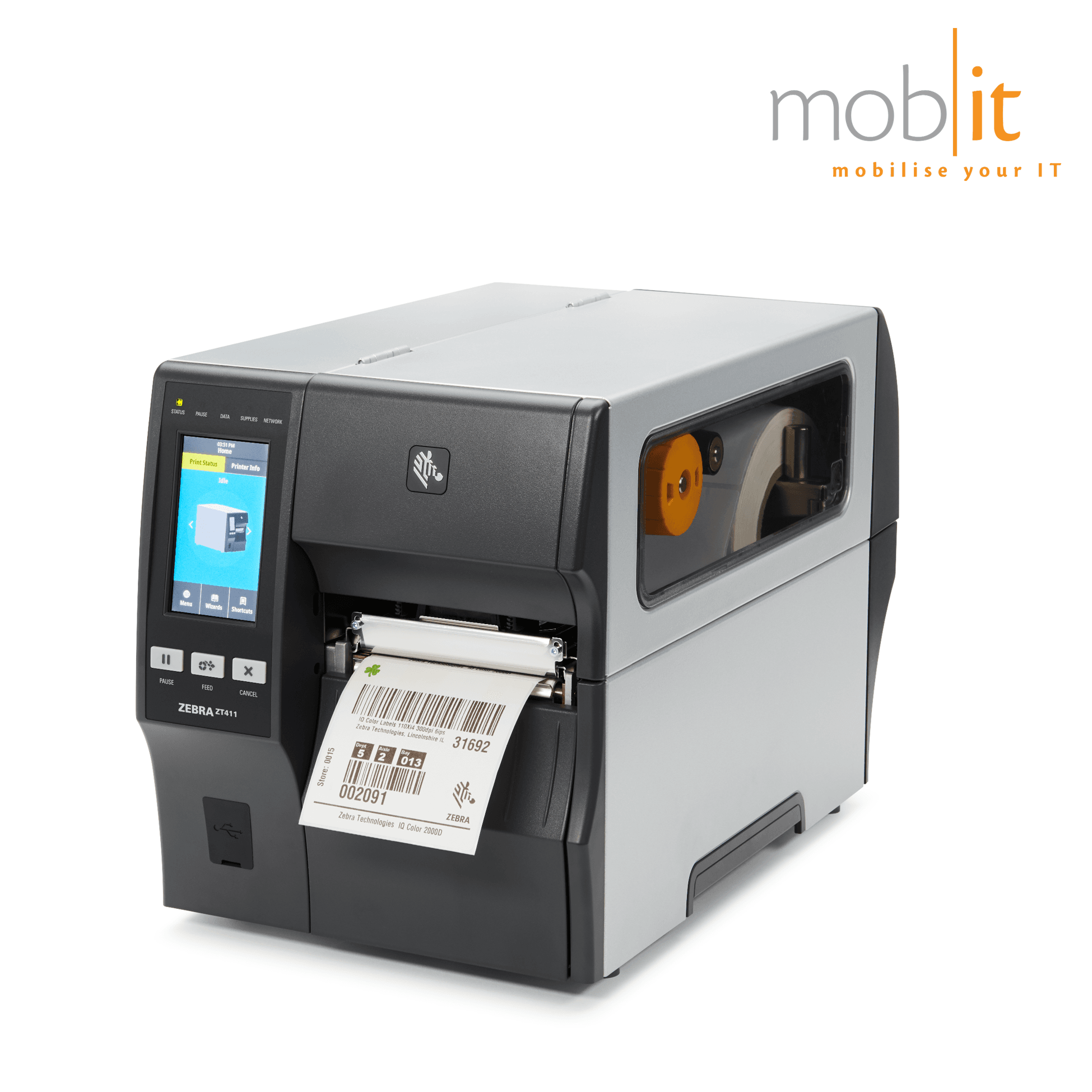 Zebra ZT411 Industrial Label Printer, 4-inch print width