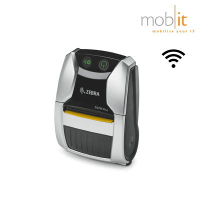 Zebra ZQ320Plus Mobile Printer, indoor version with WLAN, for linerless labels