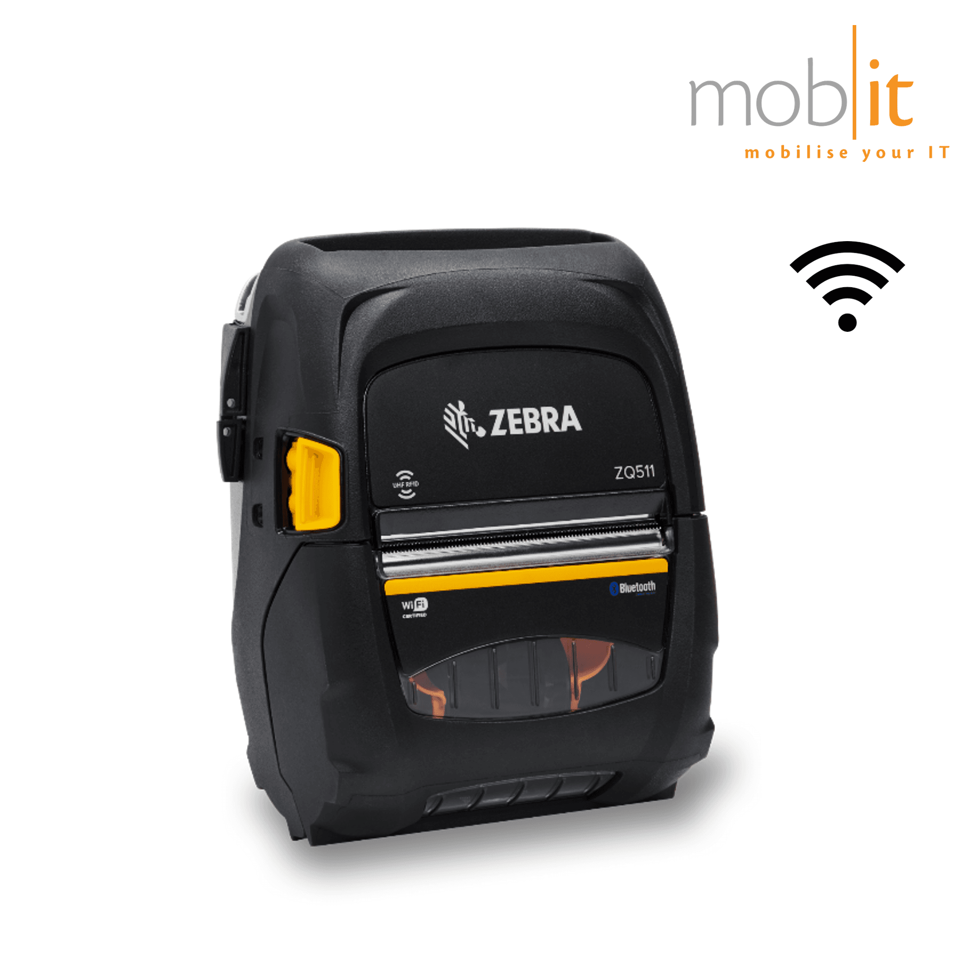 Zebra ZQ511 Rugged Mobile Printer with WLAN, for linerless labels