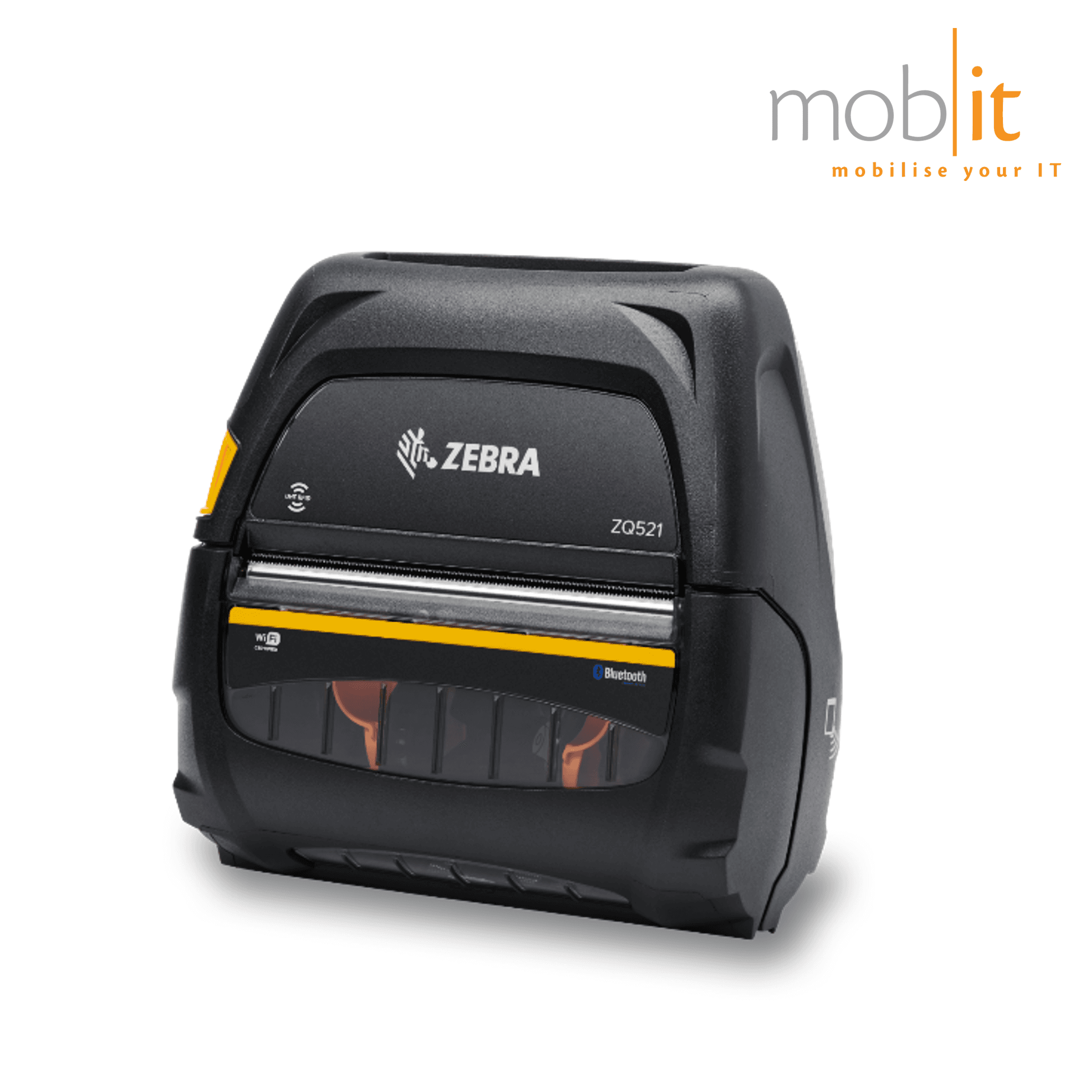Zebra ZQ521 Rugged Mobile Printer, 4-inch print width, for linerless labels
