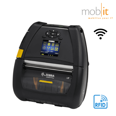 Zebra ZQ630 Plus Rugged Mobile RIFD Label Printer with WLAN for industrial applications