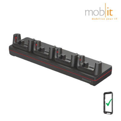 4-Slot Charge Cradle for booted Honeywell CT32 Mobile Computer