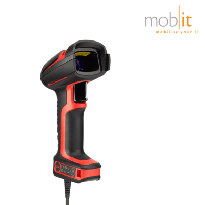Honeywell Granit Ultra 2100i FlexRange Barcode Scanner, red and black, corded