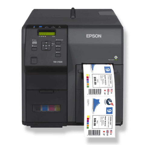 Imprimante d'étiquettes couleur Epson Color Works C7500 pour applications industrielles