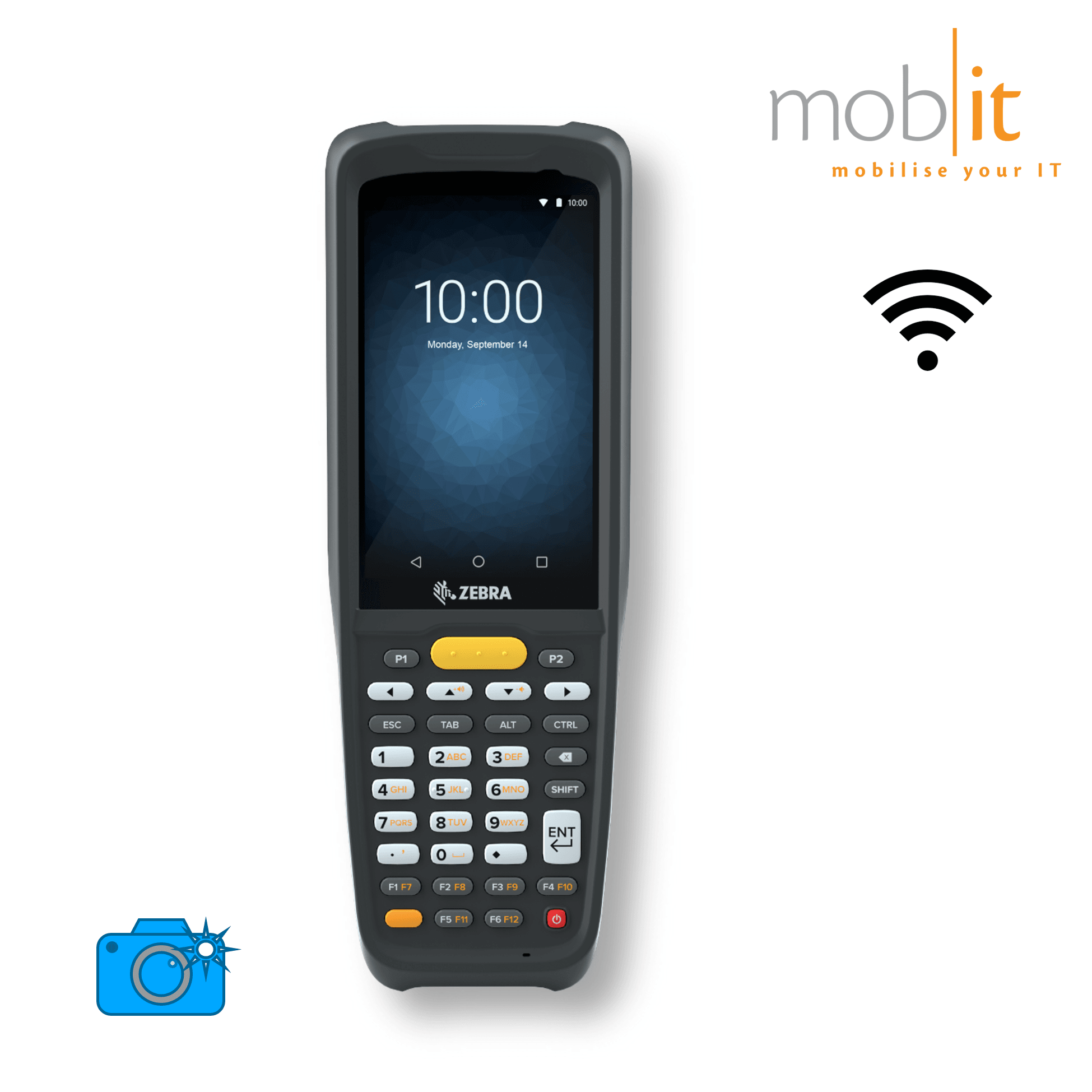 Zebra MC2200 Mobile Computer, Barcode Scanner, WLAN, Camera