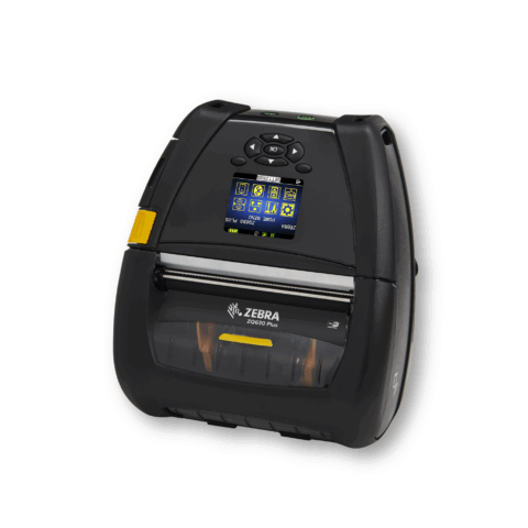 Imprimante mobile Zebra ZQ630 Plus - imprimante d'étiquettes linerless pour l'impression précise d'étiquettes sans bande de support dans les processus logistiques mobiles