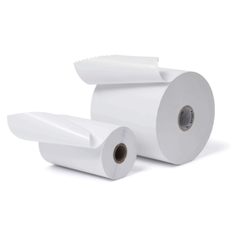 Étiquettes linerless pour imprimantes thermiques, idéales pour un étiquetage économique et durable avec peu de déchets