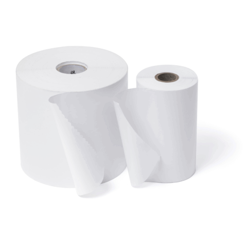 Étiquettes linerless pour imprimantes d'étiquettes thermiques directes - idéales pour un étiquetage économique et plus durable avec peu de déchets