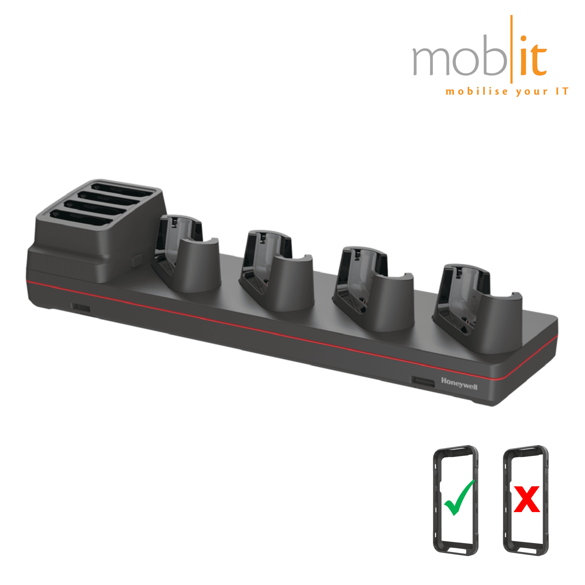 4+1 Slots Cradle for Honeywell CT70 Mobile Computers