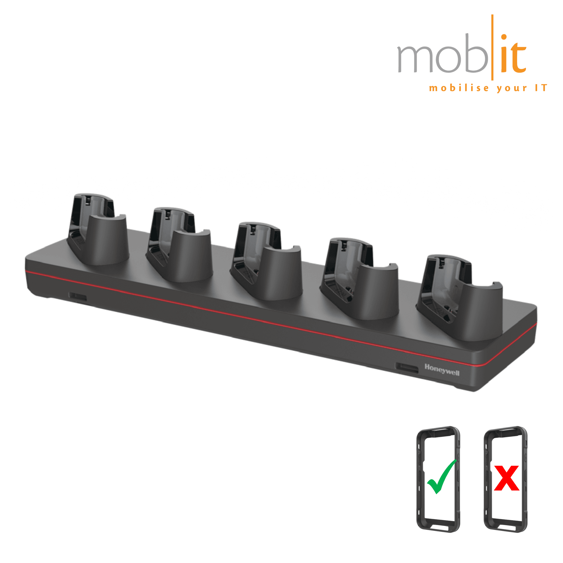 5-Slot Cradle for Honeywell CT70 Mobile Computers