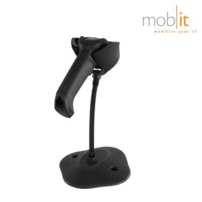 Gooseneck Intellistand in black for Zebra DS8208 Handheld Scanners