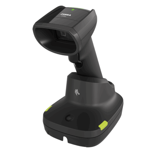 Zebra DS8288 Funk-Scanner mit Presentation Cradle ermöglicht die freihändige Erfassung von Daten und Barcodes am POS, im Warenlager und in der Logistik