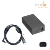 Zebra Power Supply Kit (50Watt) consisting of Universal Power Supply and DC Power Cord.