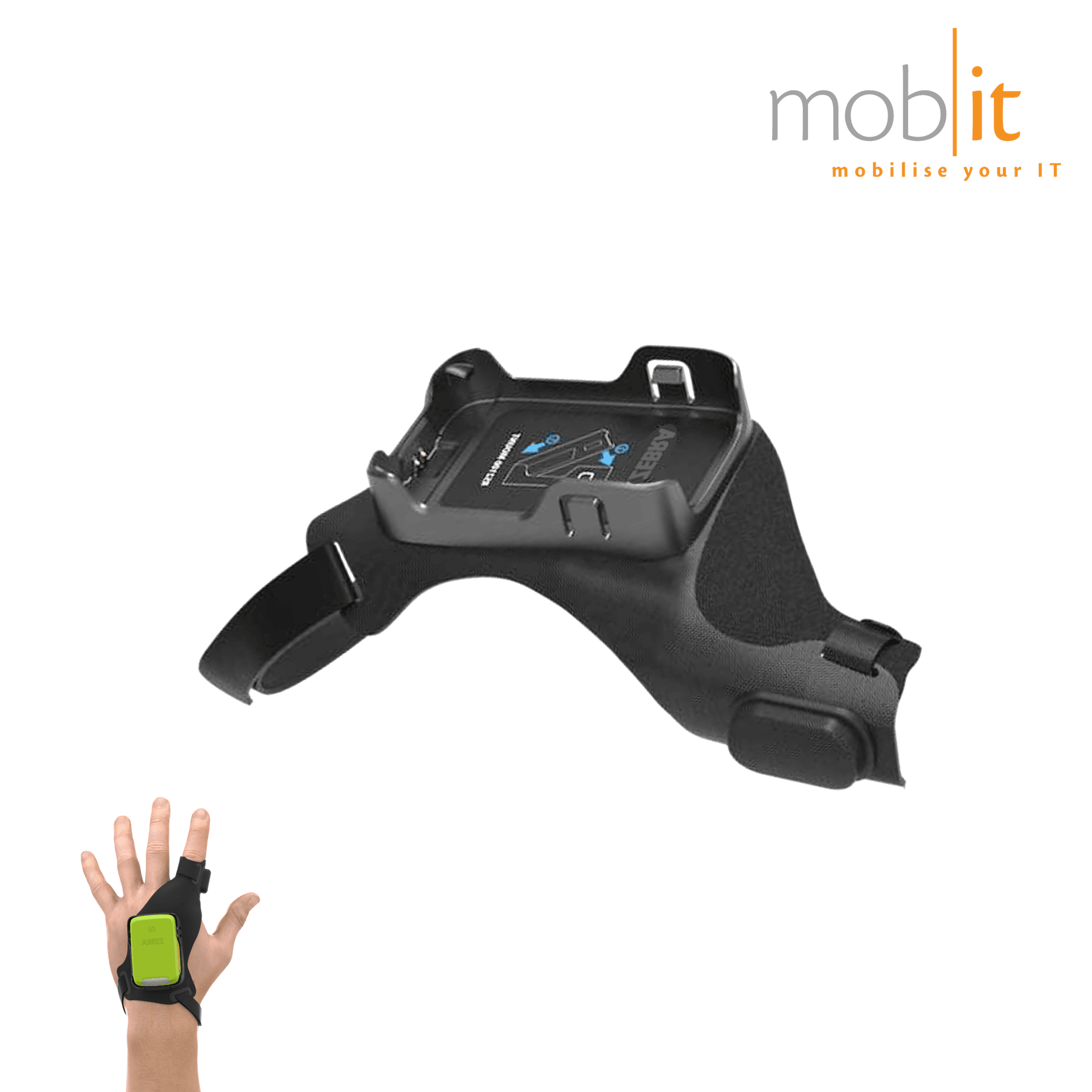 Zebra RS2100 Wearable Scanner - Hand Strap with scanner trigger for left hand