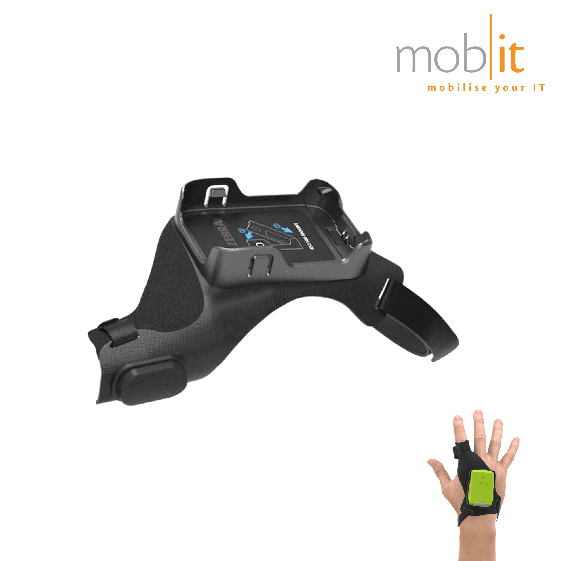 Zebra RS2100 Wearable Scanner - Hand Strap with scanner trigger for right hand