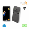 Zebra TC501 Mobile Terminal with WLAN and Barcode Scanner (AC670), front and back view