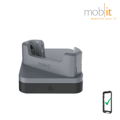 1-slot Charge-Only Cradle for Zebra TC501 Mobile Terminal with exoskeleton
