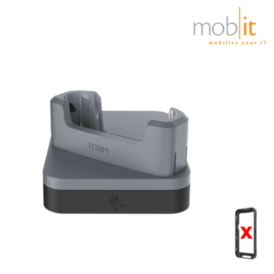 1-slot Charge-Only Cradle for Zebra TC501 Mobile Terminal without exoskeleton