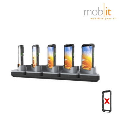 5-slot Charge-Only Cradle for Zebra TC501 Mobile Terminals without exoskeleton