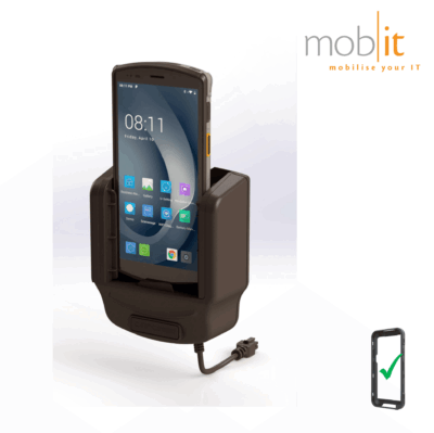 Urovo DT66 Mobile Computer (with Rugged Protective Boot) – Vehicle Cradle