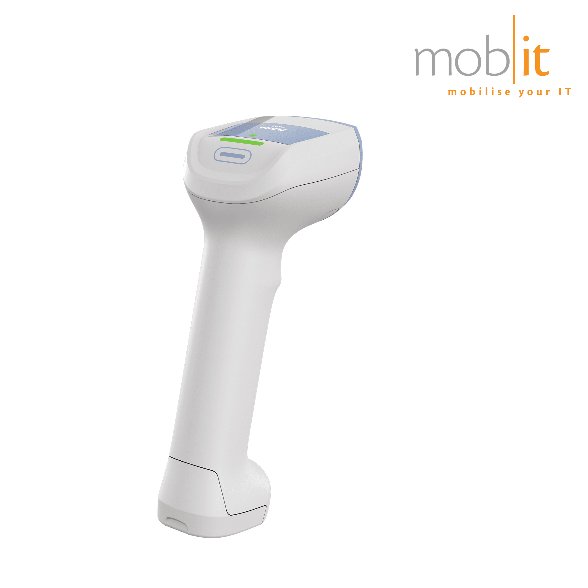 Zebra DS8208 Handheld Barcode Scanner (Healthcare), cordless, in white
