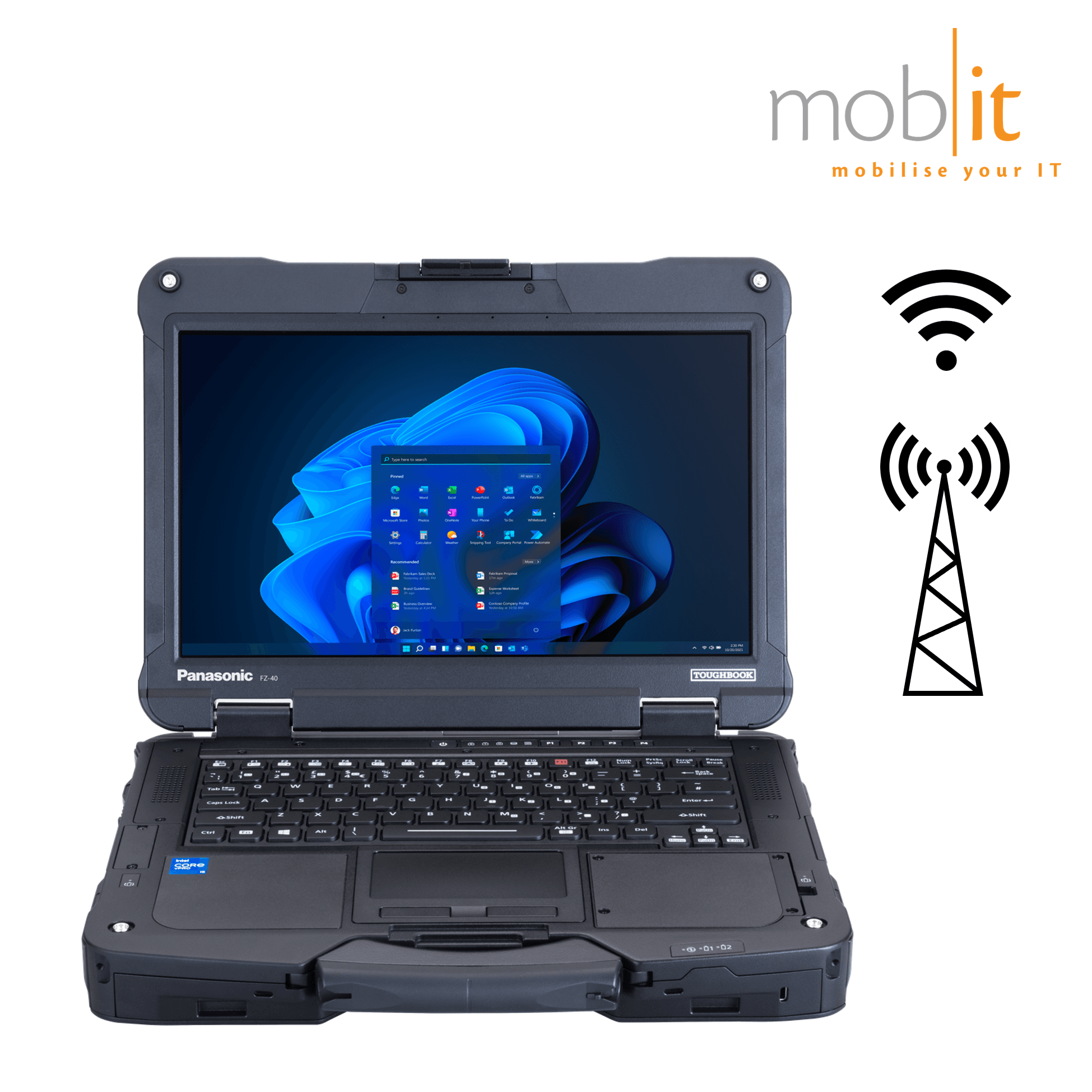 Panasonic Toughbook FZ-40 mk3 Rugged Notebook, with WLAN and WWAN
