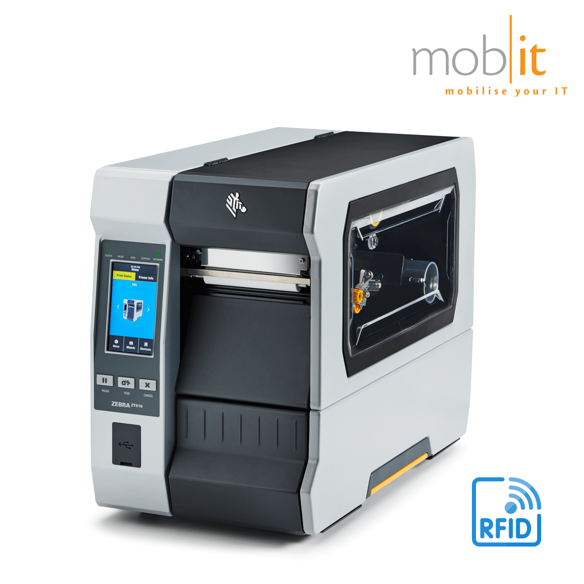 Zebra ZT610 Industrial Label Printer with RFID