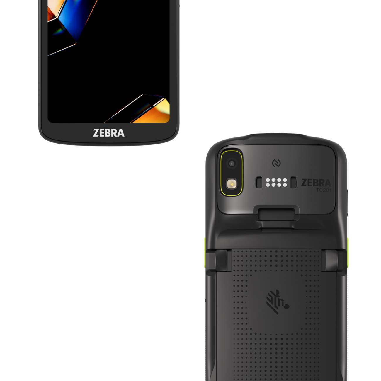 Terminal mobile Zebra TC201 avec écran tactile et caméra