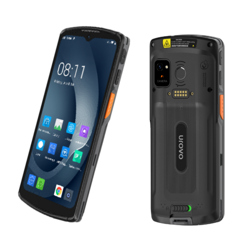 Urovo DT66 Mobilecomputer, Front- und Rückansicht der car-grade Version