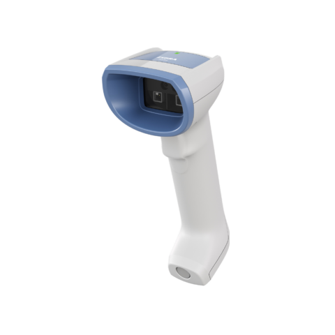 Zebra DS8288-HC Barcode-Scanner, kabellos und mit weissem Gehäuse für das Gesundheitswesen