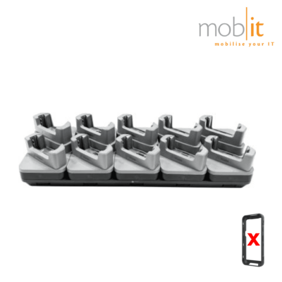 10-slot Charge Cradle for Zebra TC201 Mobile Terminals without protective boot