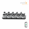 10-slot Charge Cradle for Zebra TC201 Mobile Terminals with protective boot