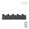 5-slot Charge Cradle for Zebra TC201 Mobile Terminals with protective boot