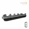 5-slot Charge Cradle for Zebra TC201 Mobile Terminals with protecitve boot and batteries