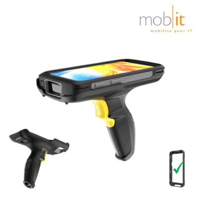 Scan Trigger Handle for Zebra TC201 Mobile Terminal with protective boot