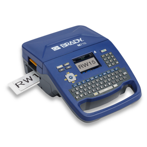 Tragbarer High-Performance-Drucker Brady M710 mit Farbdisplay, QWERTY-Tastatur, numerischer Tastatur und Funktionstasten